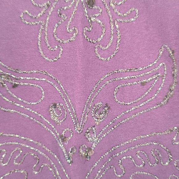 Free People Lady in Waiting Beaded Embellished Burgundy Body Con Mini Dress M - Picture 4 of 10